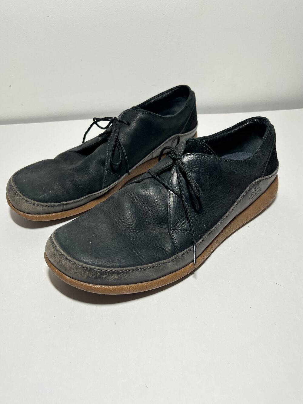 Chaco Men's Black Leather Montrose Lace Oxford Shoes Size 14